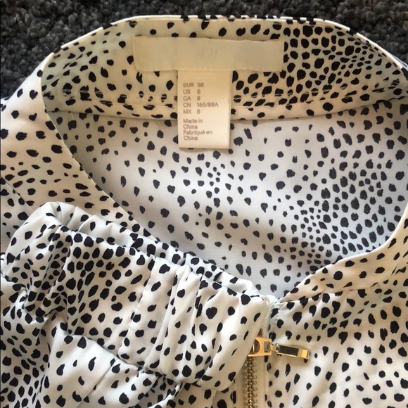 🤍 H&M/ Lt Weight Woven Spotted Bomber Jacket 🤍 - Picture 7 of 7